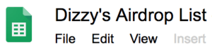 Dizzy's Airdrop List Logo - Crypto Airdrops