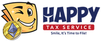 Happy Tax Service Logo - Crypto Tax Management