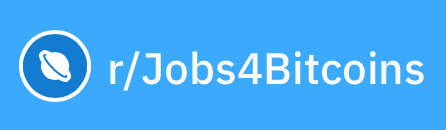 Jobs4Bitcoins Subreddit Logo - Crypto Jobs