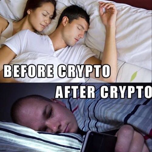 Before Crypto After Cryptocurrency Stress