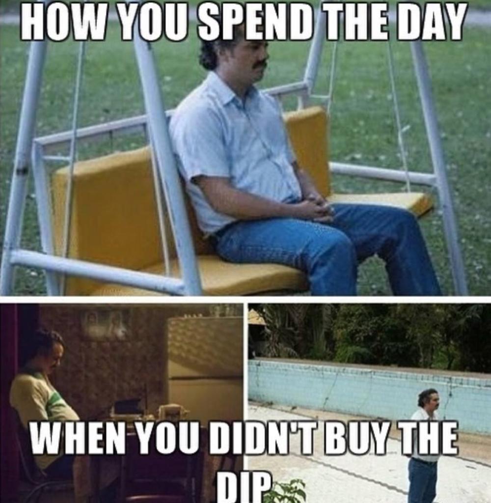 How You Spend The Day When You Didnt Buy The Dip - Crypto Memes