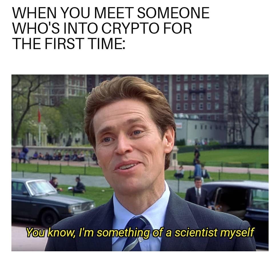 When You Meet Someone Whos Into Crypto For The First Time - Crypto Memes